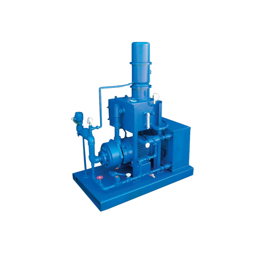 Kinney liquid ring vacuum pump skid-mounted industrial system