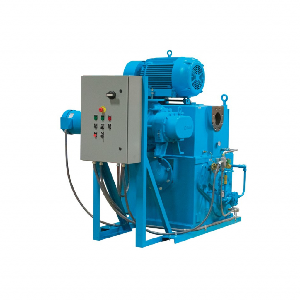 Kinney vacuum booster system for industrial vacuum applications